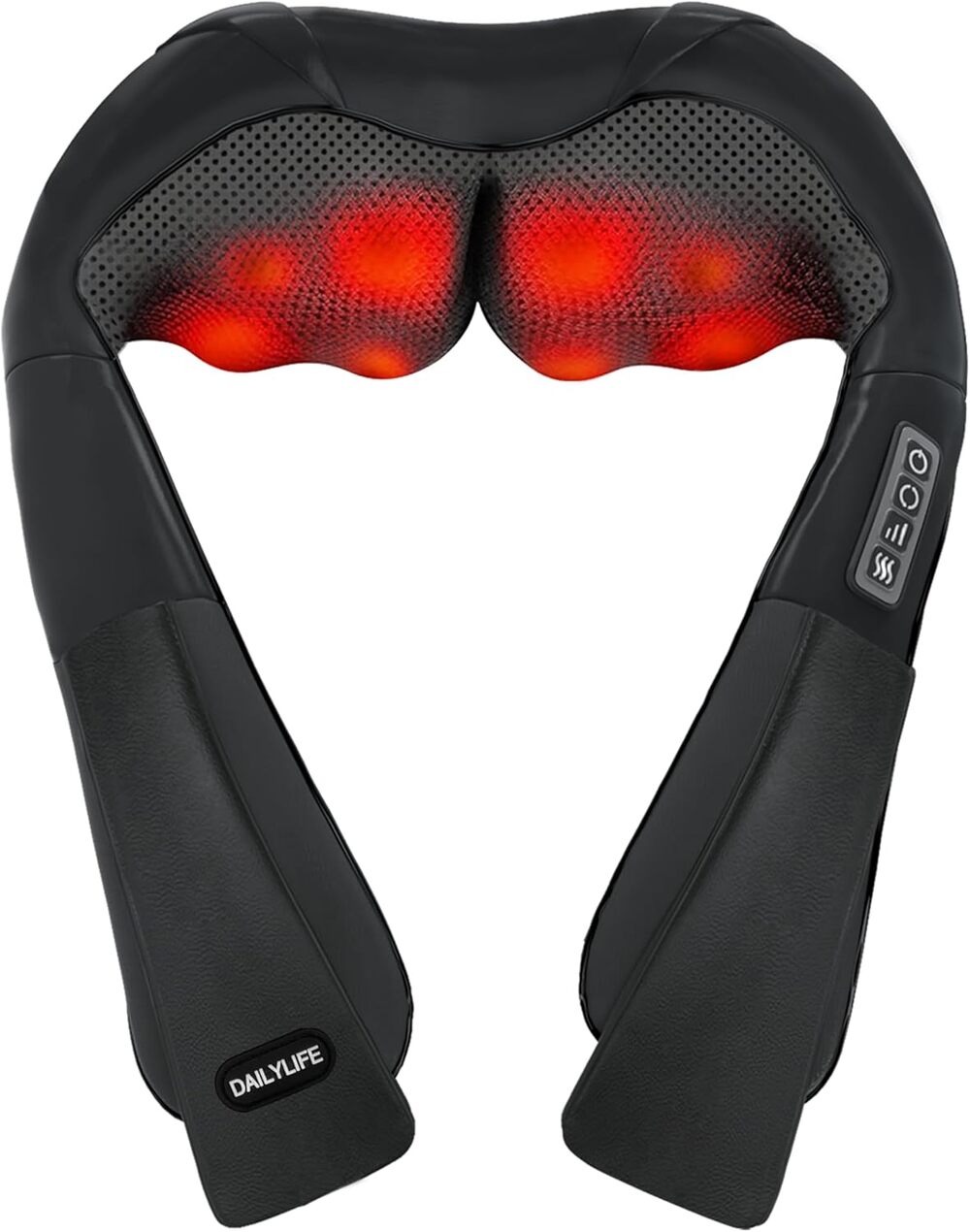 DAILYLIFE Neck Massager with Heat, for Neck Pain, Shoulder, Waist, Leg & Foot